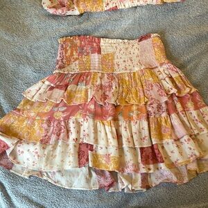 1/2 summer skirt/ shirt set!